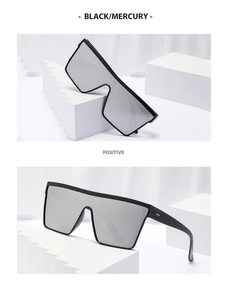 Neue Vintage Quadratische Sonnenbrille für Damen und Herren, Reitbrille, Ovale Sonnenbrille für Männer und Frauen, Brillen – Detail 12
