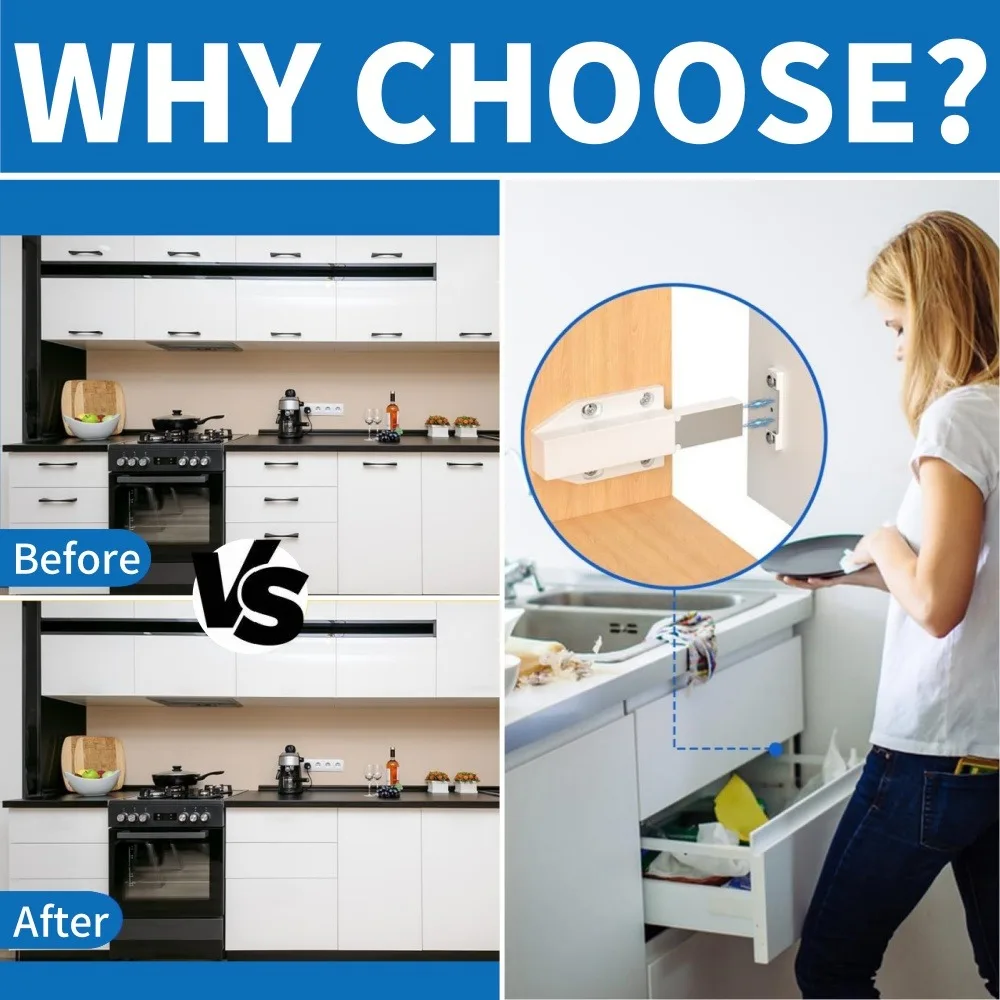 Magnetic Push To Open Latches Pressing Door Panel Drawer Clothes Cabinet Doors Bouncer Handle Free Strong Magnetic Door Closer