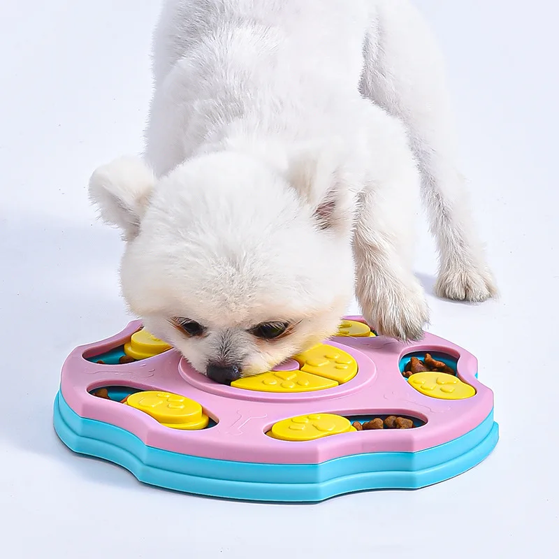 Dog Puzzle Toys Slow Feeder Interactive Increase IQ Food Dispenser Non-Slip Slowly Eating Bowl Cat Dogs Food Games 5