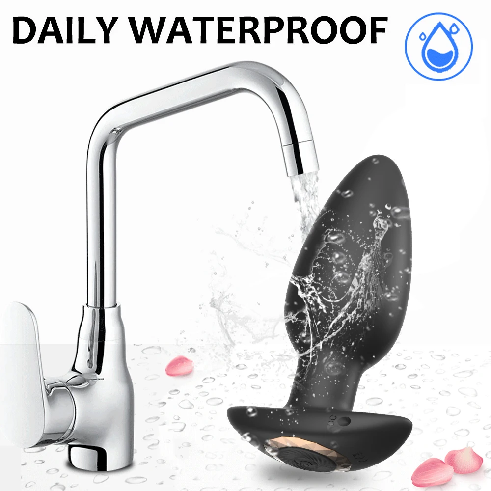 Plug Anal Vibração De Impacto Magnética Controle Remoto