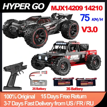 Hyper Go MJX 14209 14210 V3.0 1/14 RC Car Brushless 2.4G Remote Control 4WD Off-road Racing RC Truck Electric Hobby Toy 1