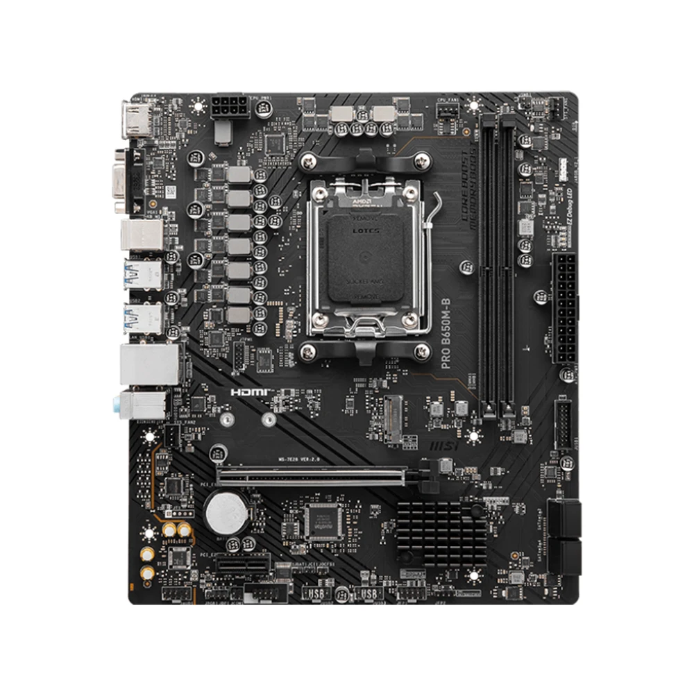 MSI PRO B650M-P AM5ソケット対応マザーボード Amazon | MSI Pro B650M-P AM5 mATX マザーボード、AMD B650