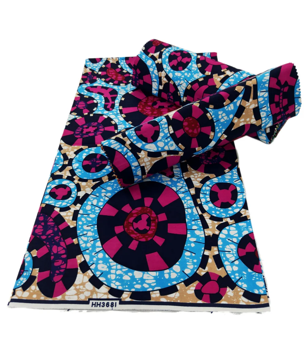 New Style Hollandais African Fabrics Nigerian Wax Print Fabric High