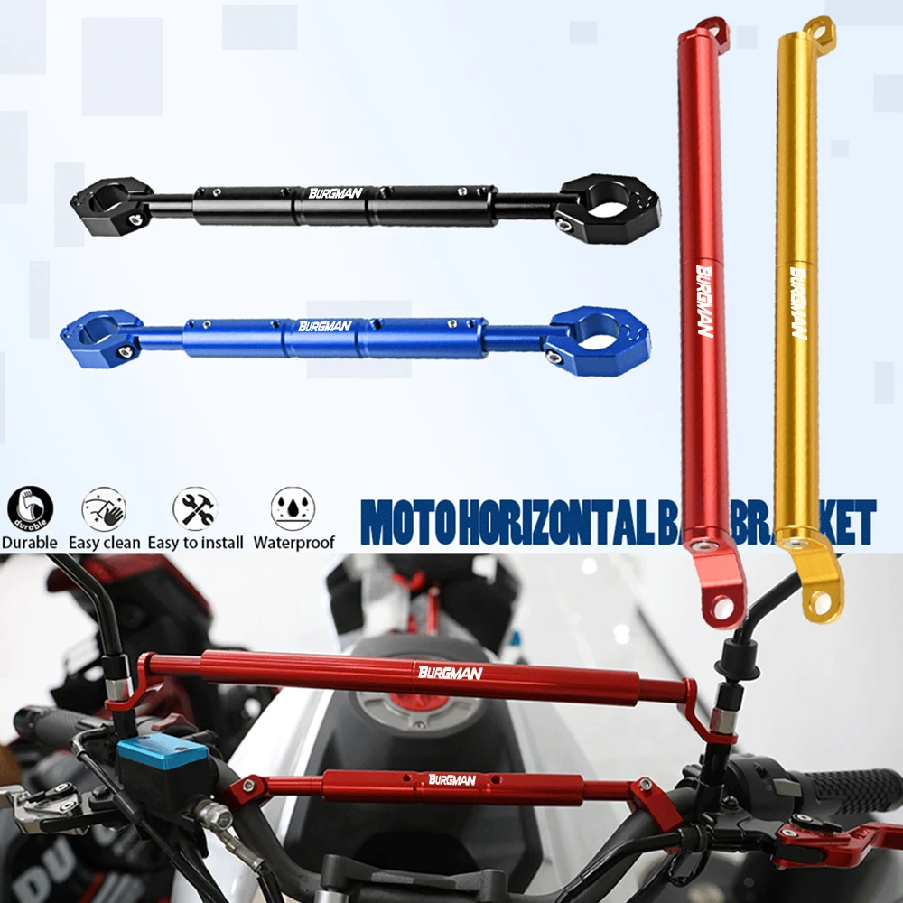 

For Honda BURGMAN 650 2009-2021 2020 Motorcycle Handlebars Expansion Bracket Stabilizer Bar GPS Mobile Phone Bracket Fixing Rod