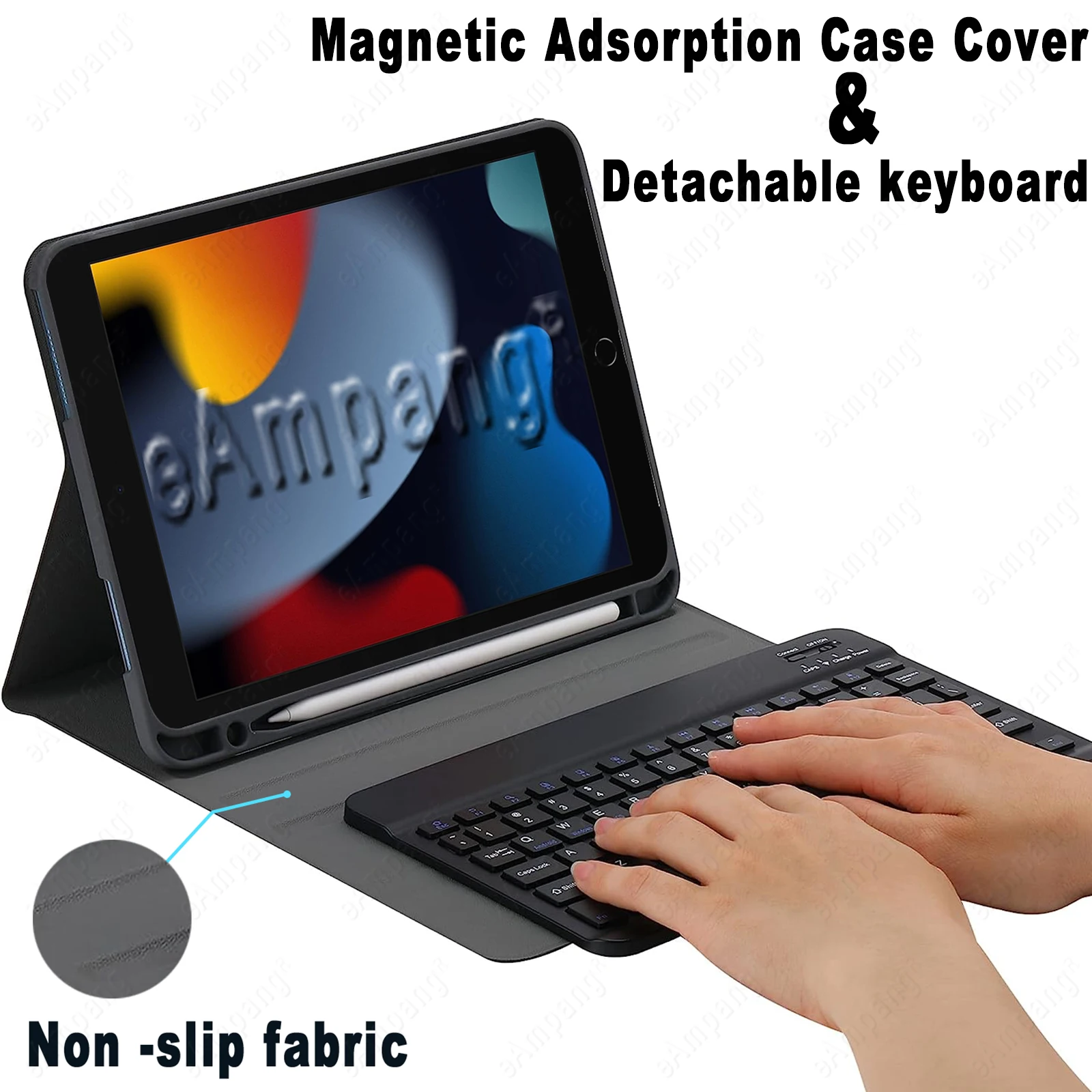 Keyboard Case for iPad 5th 6th Air 2 Pro 9.7 7th 8th 9th 10.2 Air 3 Pro 10.5 4 5 Gen 10.9 10th 11 Portable Cover Keypad ipad keyboard case
