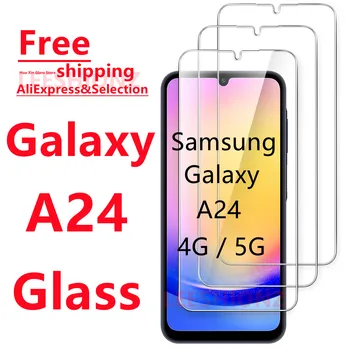 Pellicola in vetro temperato da 1/4 pezzi per Samsung Galaxy A24 4G 5G - Proteggi schermo per telefono cellulare