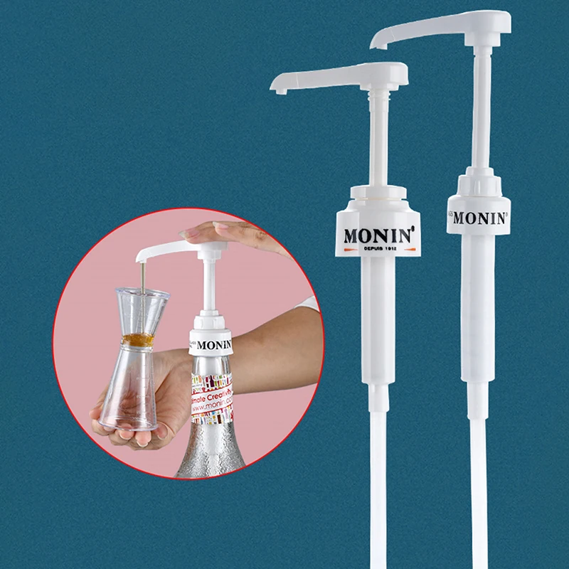 1pc Coffee Milk Tea Dispenser Syrup Pump Black Liquid Dispenser For Syrup 8Ml Juice Bottle Dispenser Pump 2