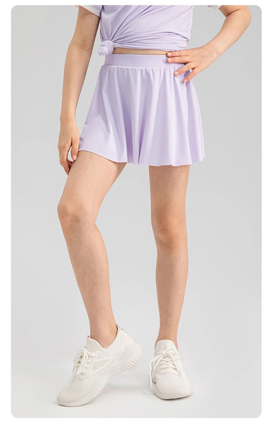 Children Golf Tennis Skirt With Shorts Girls Sport Skorts Running Dancing 2 In 1 Culottes Summer Athletic Breathable Cool Fabric 17 Scce84aee3ca04225b3702e1c76088bb30