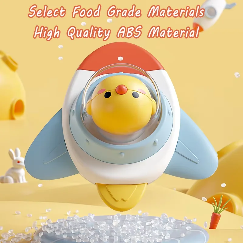  몬테소리 스핀 컵 탑 목욕 장난감 스피너 흡입 감각 목욕 빨판 장난감 딸랑이 회전 조기 교육용 피젯 장난감