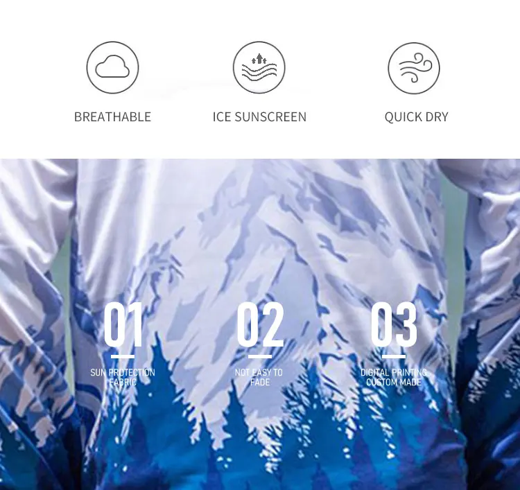 Description Picture 4 of item2024 DIAOLIAN Fishing Suits Anti-UV UPF50+ Sun Protection Quick-drying Breathable Moisture-wicking Fishing Hat T-shirt Pants