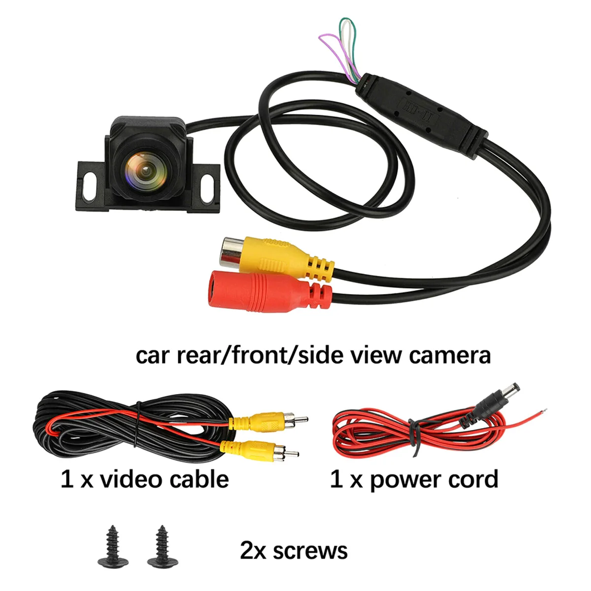 Telecamera di backup/anteriore/visione laterale per auto con obiettivo regolabile per telecamera posteriore inversa guida AHD 1080P per utilizzata nella varietà di veicoli - Image 4