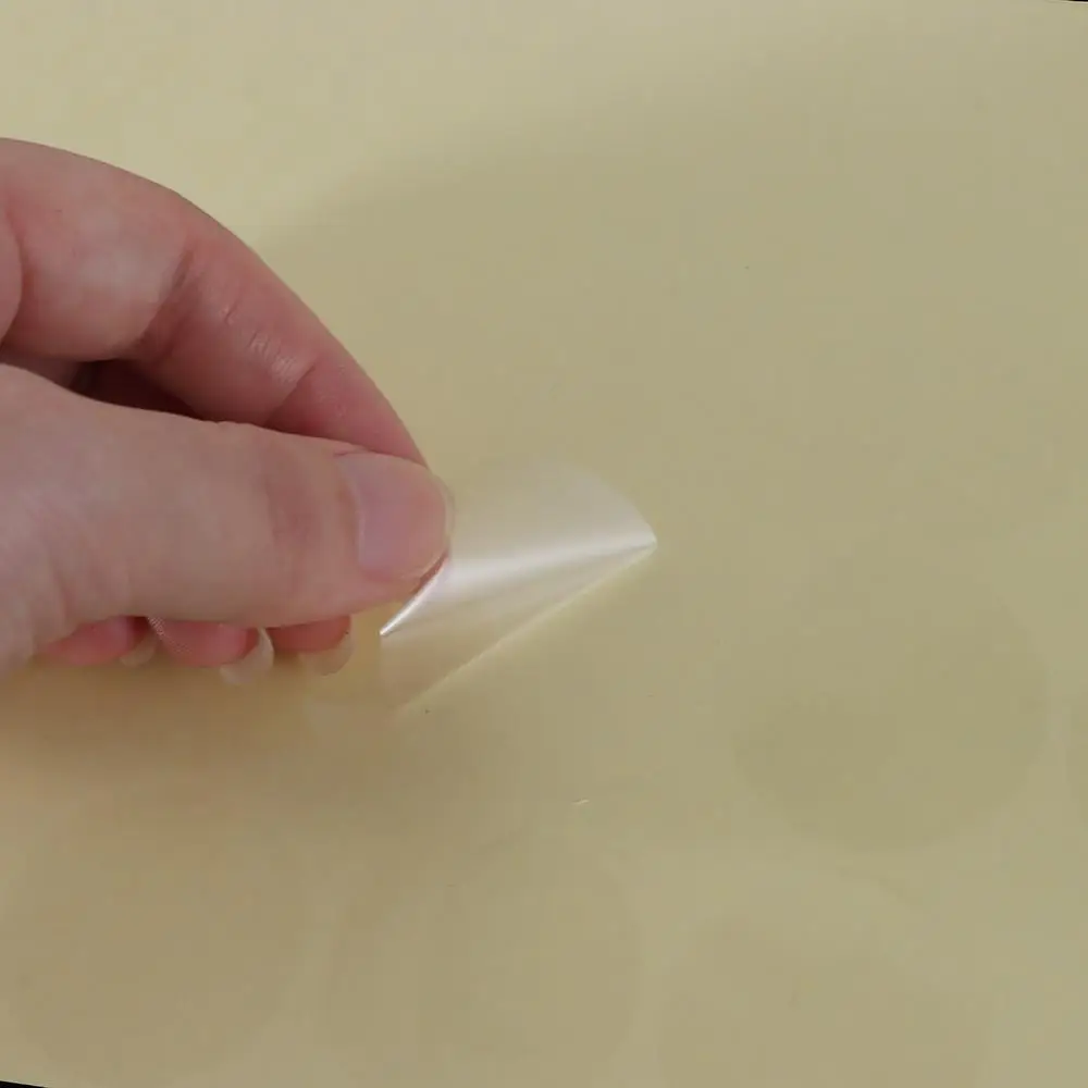 Clear PVC Round File Sealing Dot Stickers Self Adhesive Labels