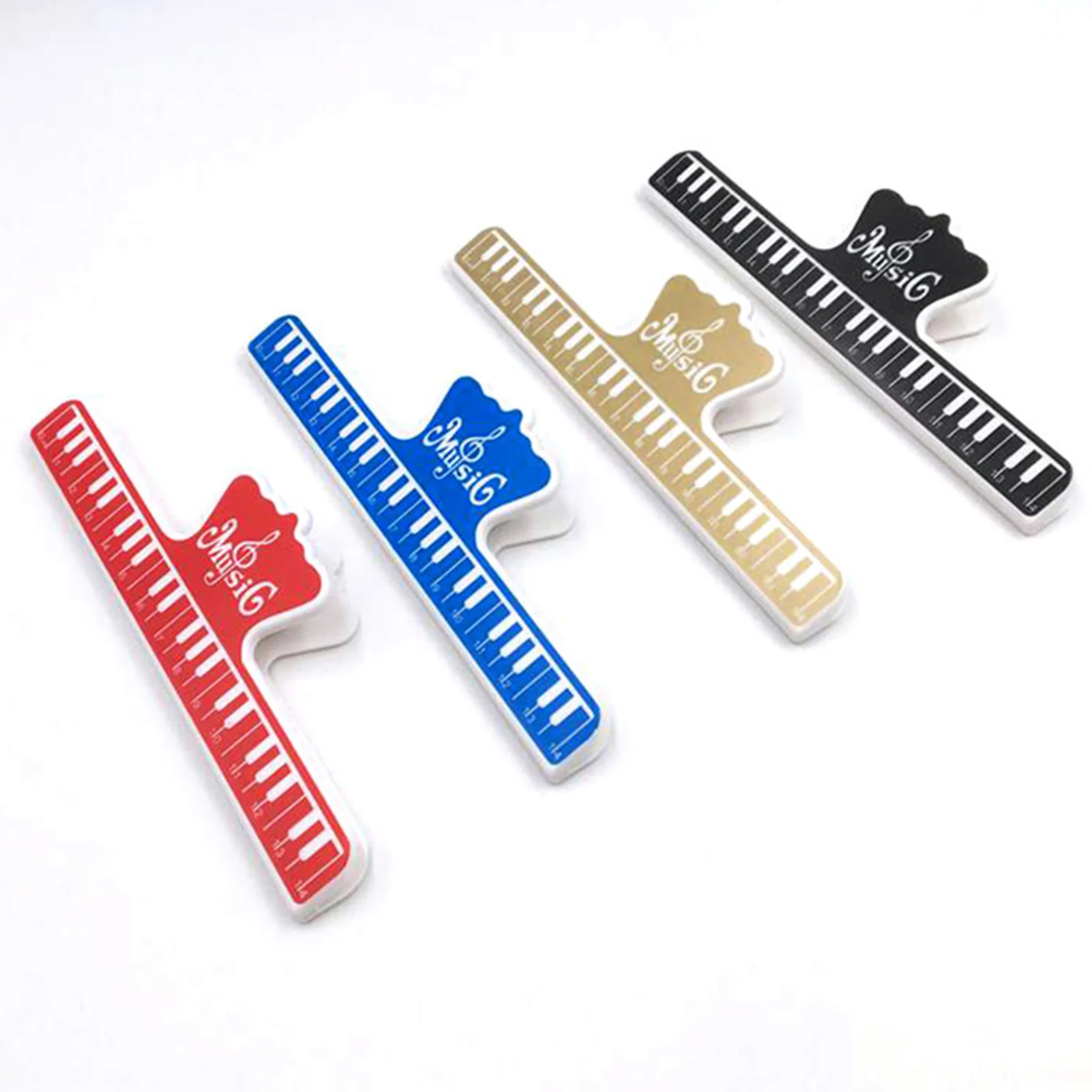 

Зажим-держатель для музыкальной книги, однотонный и нескользящий зажим с 4 цветами для листового музыкального альбома, банкнот