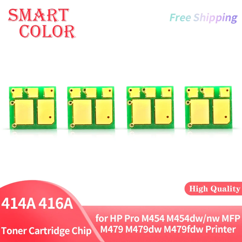 

415A 416A 414A Toner Cartridge chip for HP Laserjet Pro M454 M454dw/nw MFP M479 M479dw M479fdw Printer W2030A W2040A W2020A