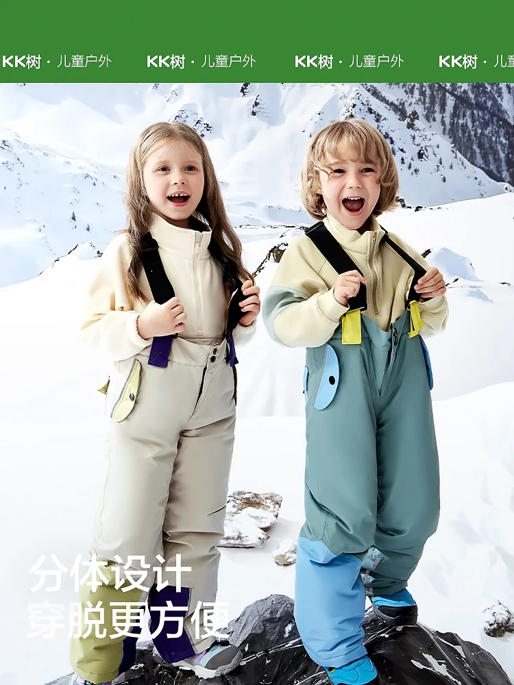 유아 스키복 Professional Children's Split Body Skiing Suit Winter Windproof Waterproof And Warm Outdoor Ski Clothing Kids