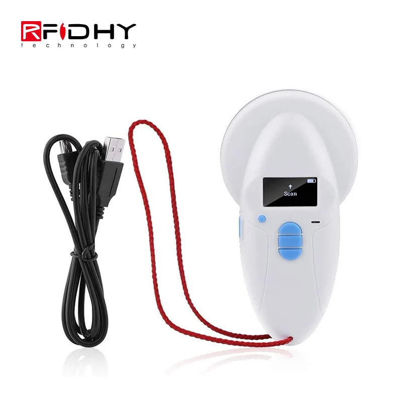 

FDX-B ISO 11784/11785 134.2kHz Pet ID Scanner Rechargeable Animal Chip Pet Tag Scanner