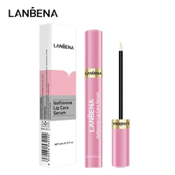 LANBENA Lip Augmentation Liquid Gloss Increase Volumizer Lip Plumper Elasticity Reduce Fine Lines Repairing Moisturizing Serum