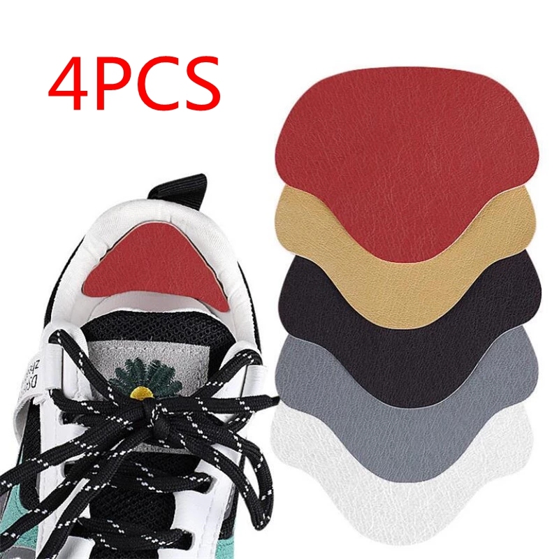 4Pcs Insoles Patch Heel Pads for Sport Shoes Adjustable Size Antiwear Feet Pad Cushion Insert Insole Heel Protector Back Sticker