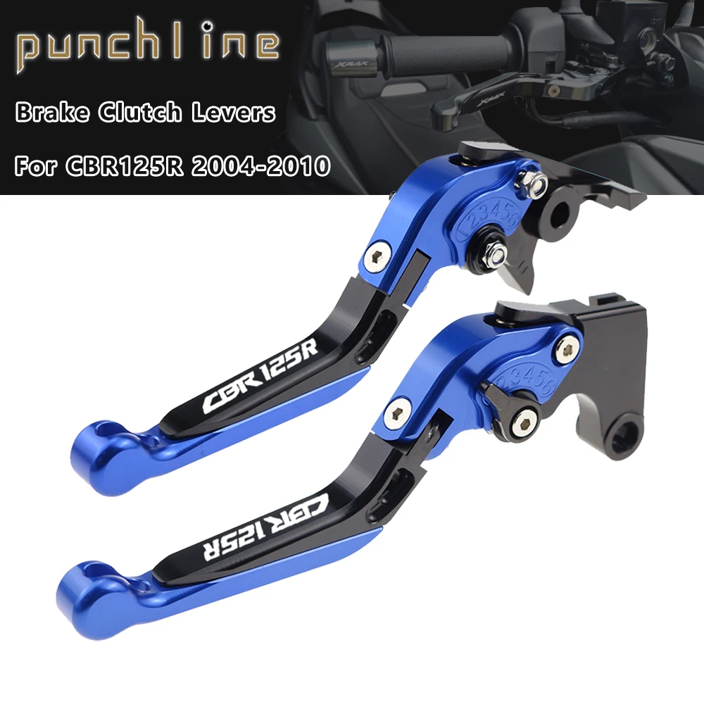 

Fit CBR125R 2004-2010 Clutch Levers For CBR 125R CBR 125 R Folding Extendable Brake Handles