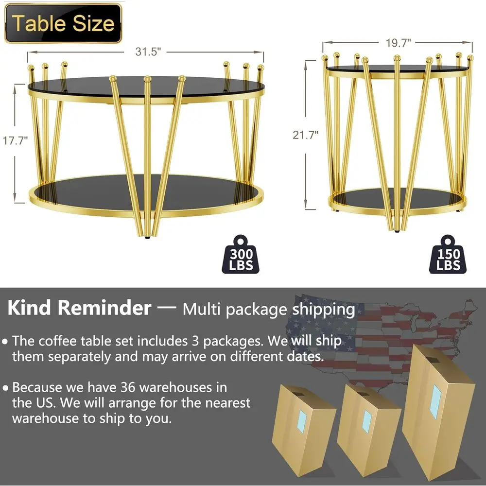 VALMORÉ BLACK end table pair