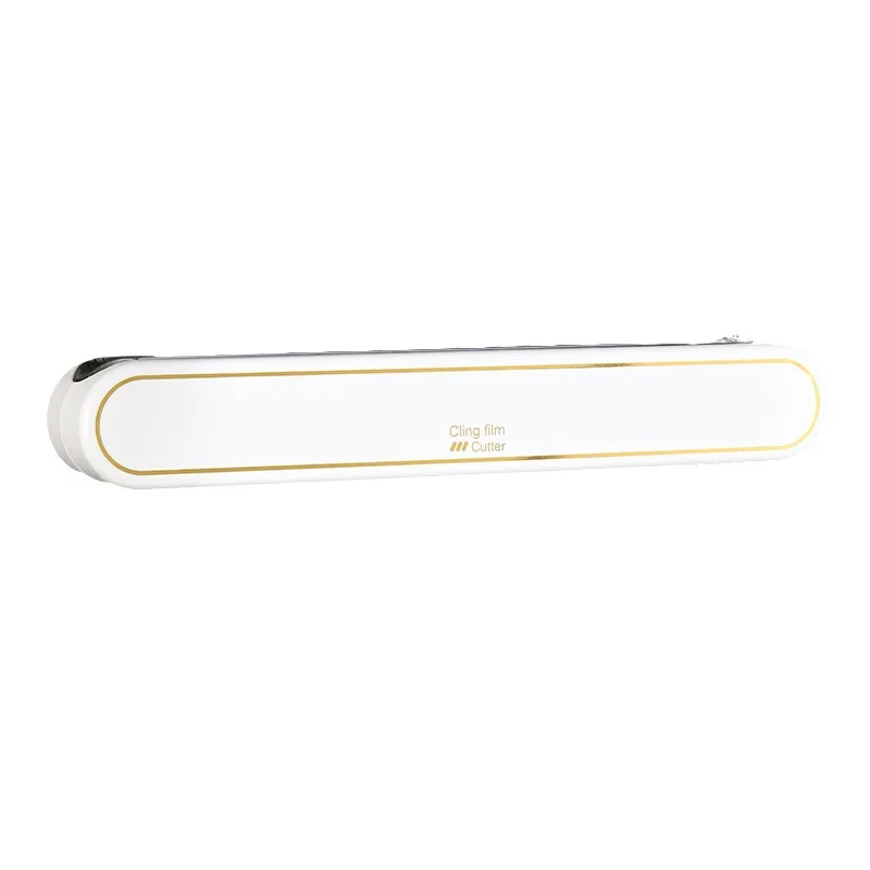 

Double directional knife fresh-keeping film cutter, household fresh-keeping film divider, kitchen wall mounted perforated tin