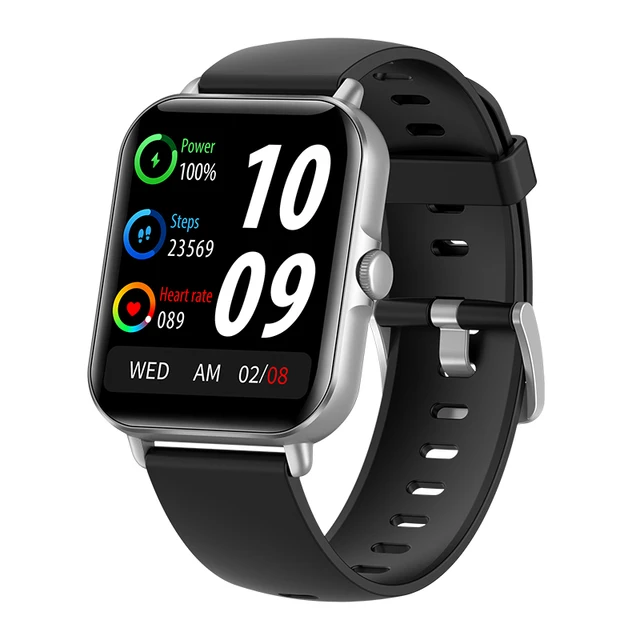 LIGE New Bluetooth Answer Call Smart Watch Men Full Touch Dial Call Fitness Tracker IP67 Waterproof smartwatch For Men Women+box Silver