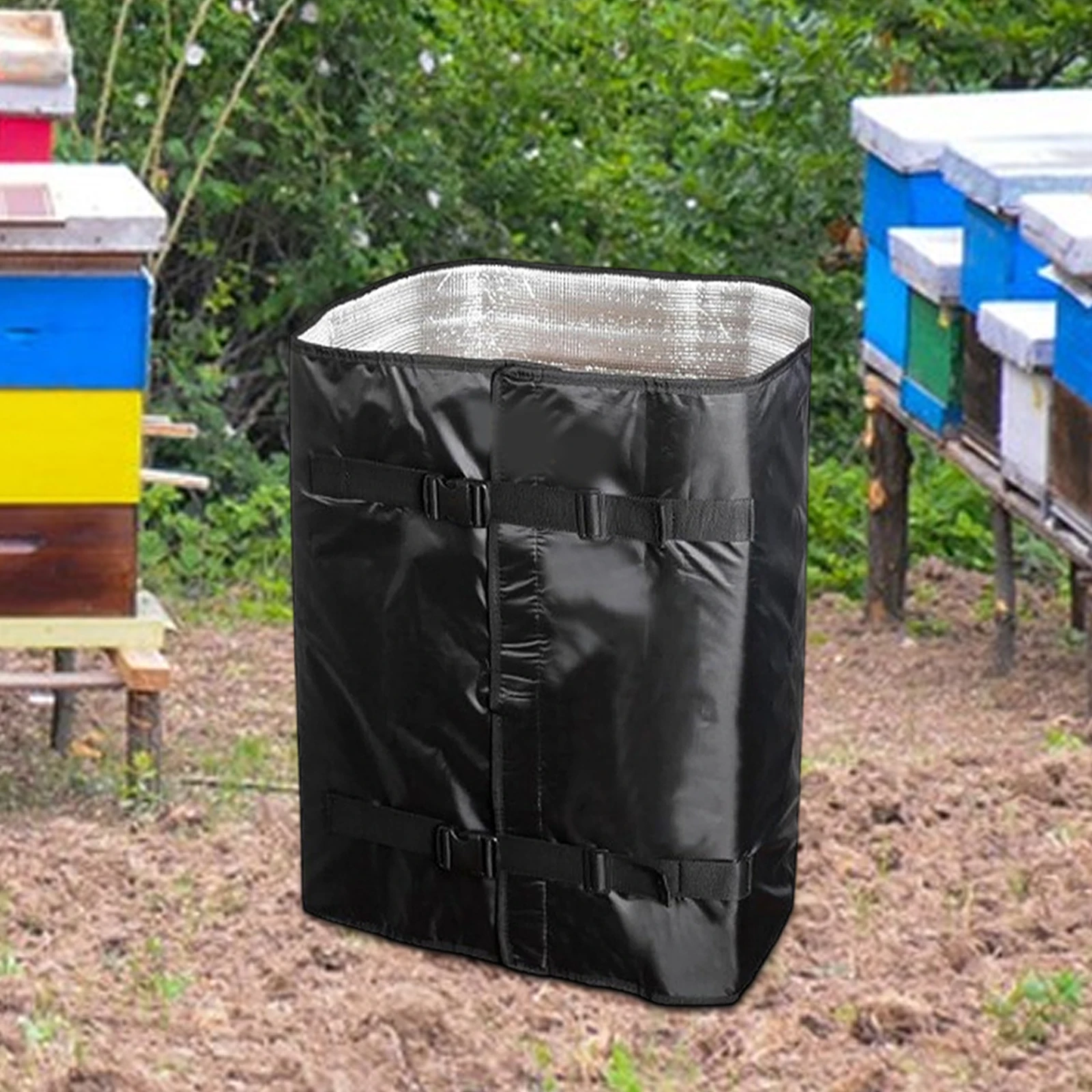 Winter Bee Hive Wrap Protection Cover Outdoor Garden Beehive Insulated Cover Reusable Windproof Beekeeper Equipment Coldproof