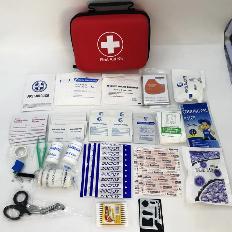 

Portable Emergency Medical First Aid Bag Kit For Household Outdoor Travel Camping Equipment Medicine Survival