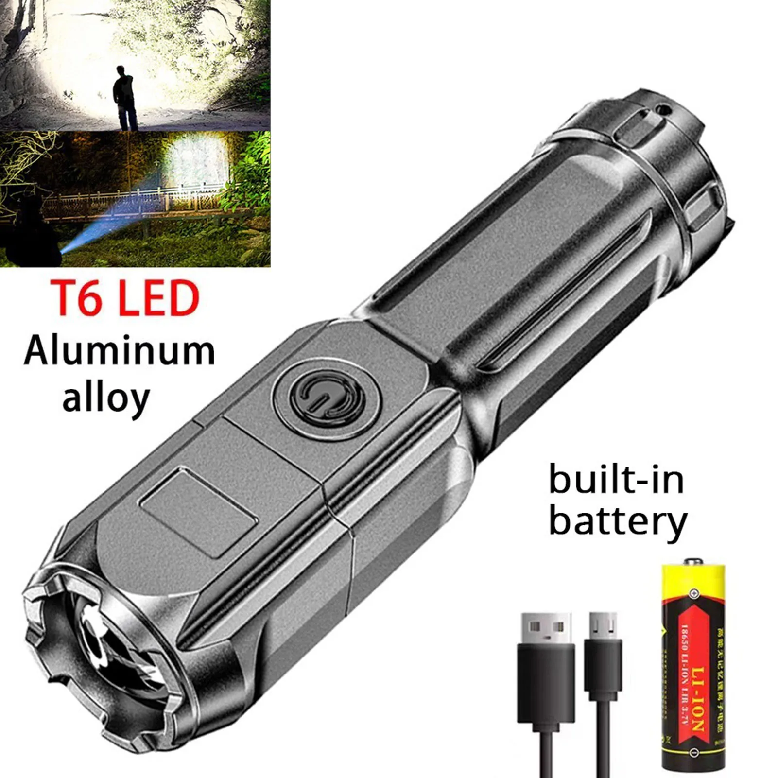  slider image of ABS Outdoor Flashlight Strong