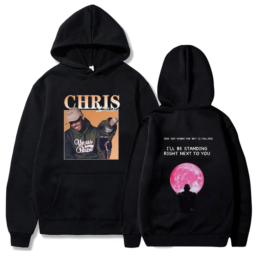 thumbnail image 1 of Sudadera con capucha de Chris Brown de la gira Under The Influence 2023 Sudadera con capucha Breezy Sudaderas de gran tamaño de rapero Sudadera con capucha de primavera y otoño, 1 of 4