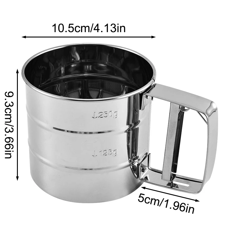 Stainless Steel Flour Sifter 6
