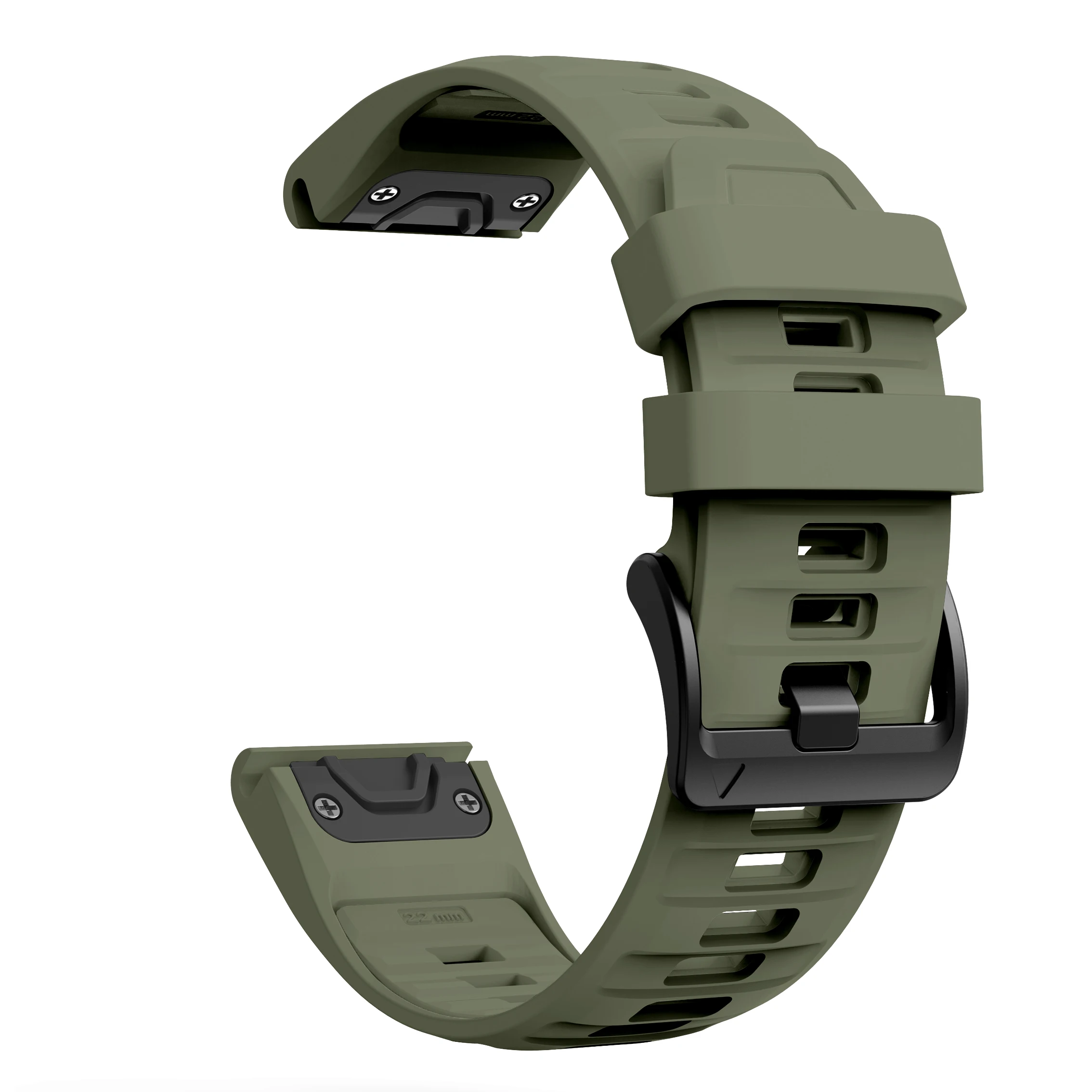 Premium Silicone Sports Strap - Adjustable Replacement Band