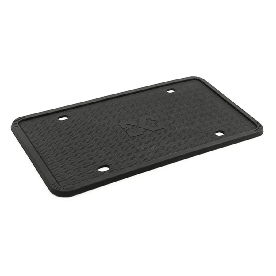 License Plate Frame XCLPF Silicone License Plate Frame Covers 1 Pack Front or Back Car Plate Bracket Holders