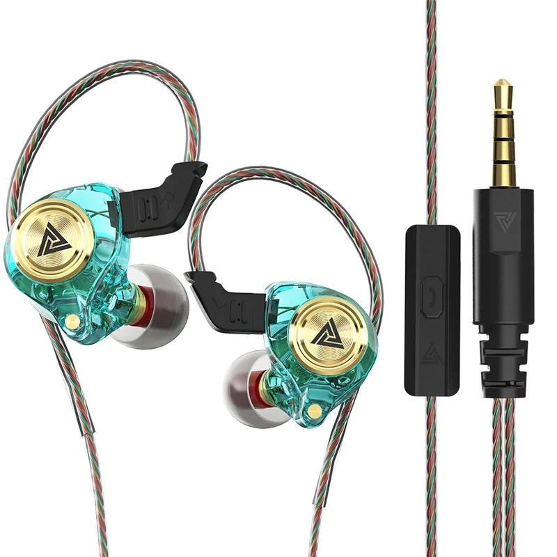Premium Wired Earphones with Microphone - HiFi Sound, Noise Cancelling, Enhanced Bass