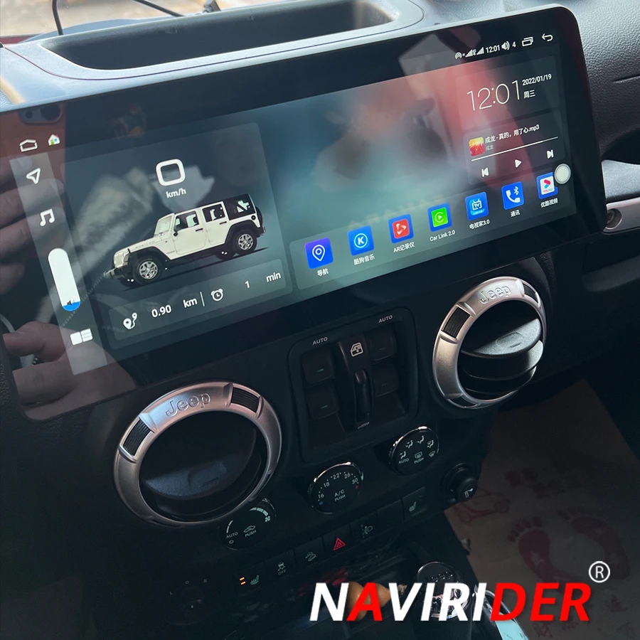 Idoing 10.2inch Android 12 Radio Head Unit For Jeep Wrangler 3 JK 2010-2018