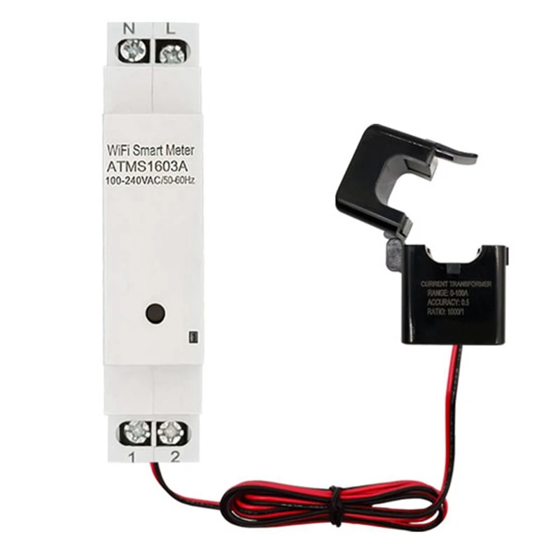 

Tuya Smart Life Wifi With Current Transformer Sensor Clamp Power Consumption Monitor 110V 240V