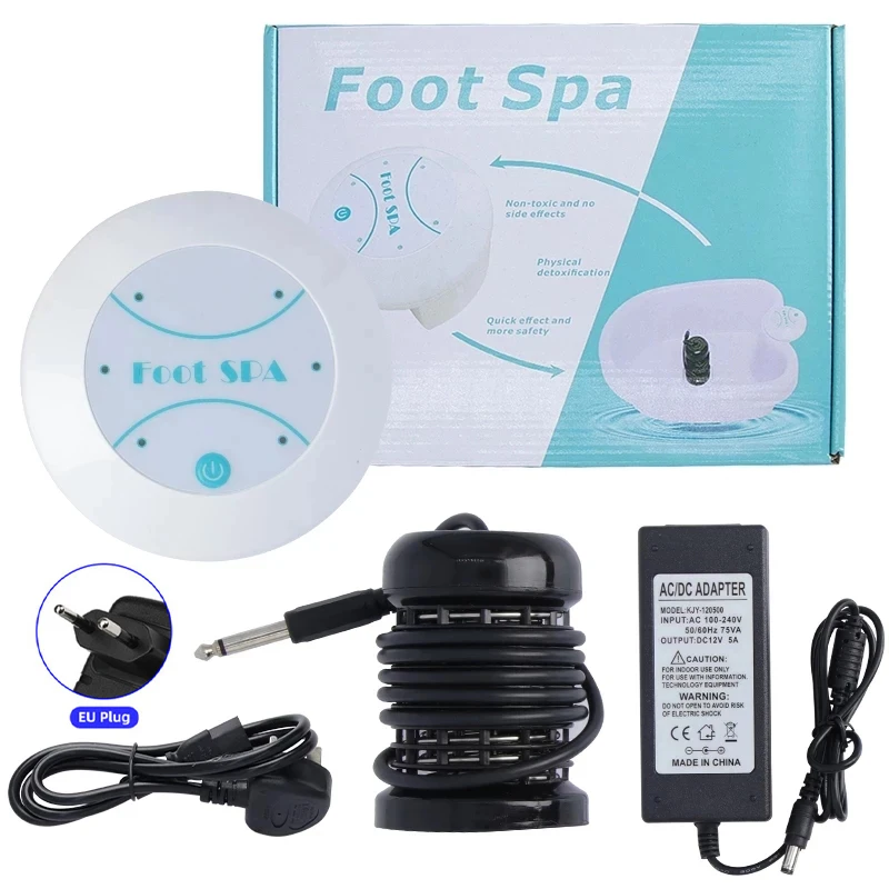 Detox Ionic Foot Spa Bath Machines Vibration Massage Care Arrays Aqua Healthy Therapy Deep Tissue Clean Foot Bath Spa Massager