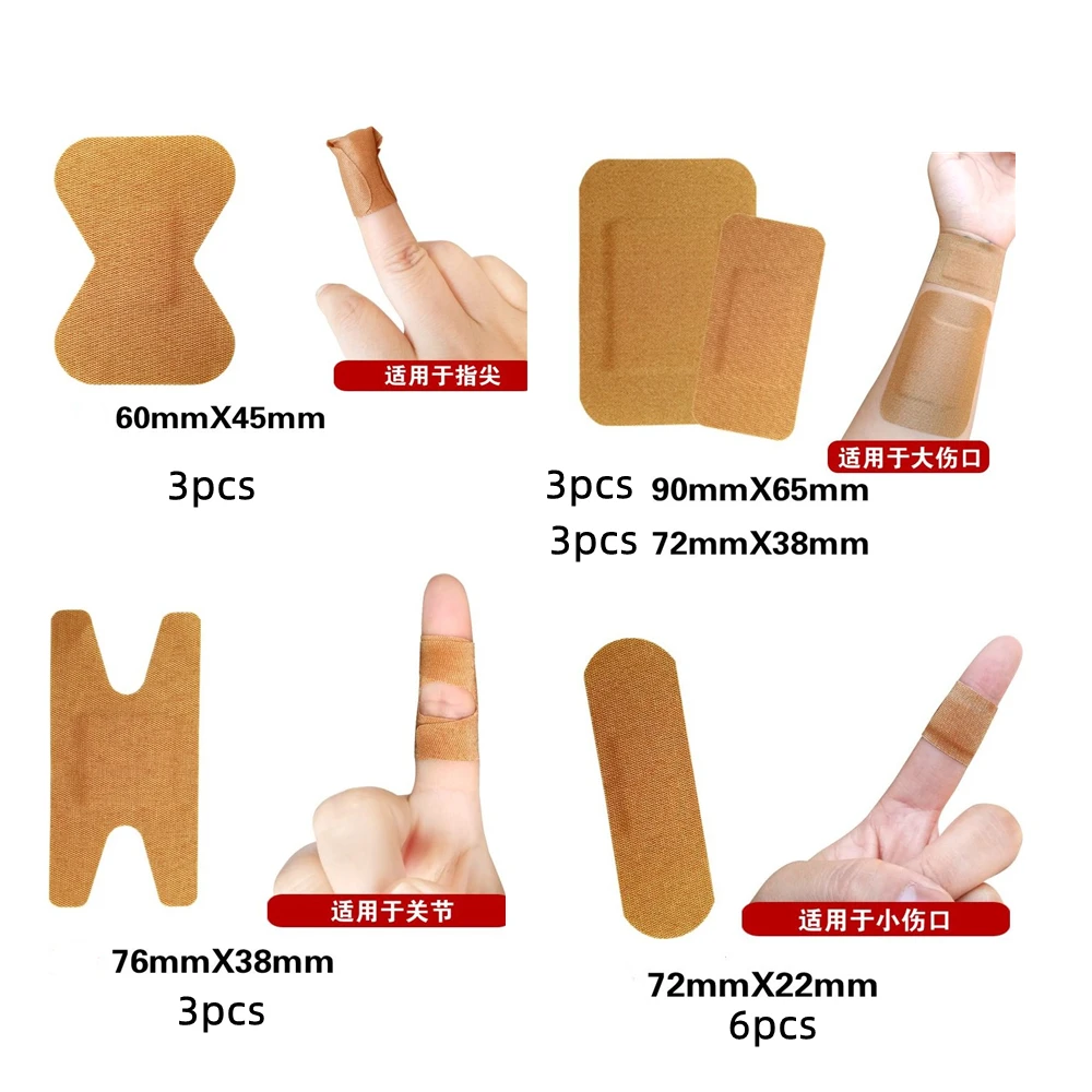 18pcs/lot Baby Variety Shapes Waterproof Patches Bandage Band Aid Wound Strips Dressing Skin Tape Adhesive Plasters Pansement