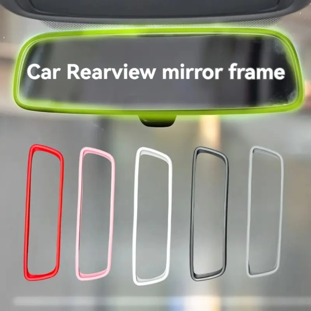 1 PC Car rearview mirror for Tesla model3/Y silicone inner mirror protective cover rearview protective cover