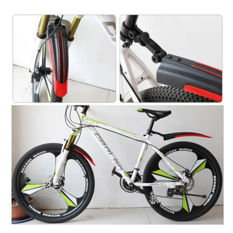 Bicycle Mudguard Mountain Bike Fenders Set For Front And Rear Fenders 2 Pcs bicycle fender