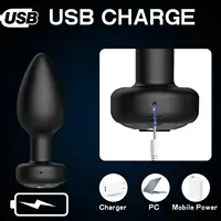 10-Modi Analplug-Vibrator, vibrierender Buttplug, Fernbedienung, Analplug für Prostata-Massage, Sexspielzeug für Erwachsene für Männer und Frauen 5