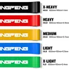 Resistance Exercise Loop Bands Set Workout Bands for Women and Men Stretch Bands 5 Different Resistance Levels for Booty Legs 6