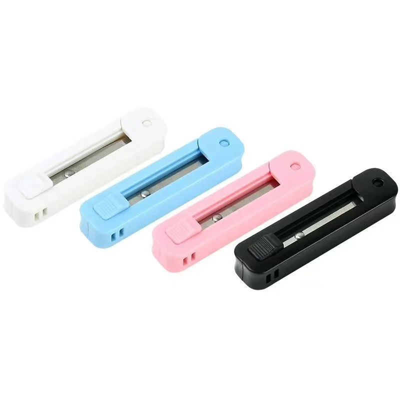 Aesthetic stationery kawaii things for school office gadgets folding scissors for diy children's Mini scissors desk accessories - 6