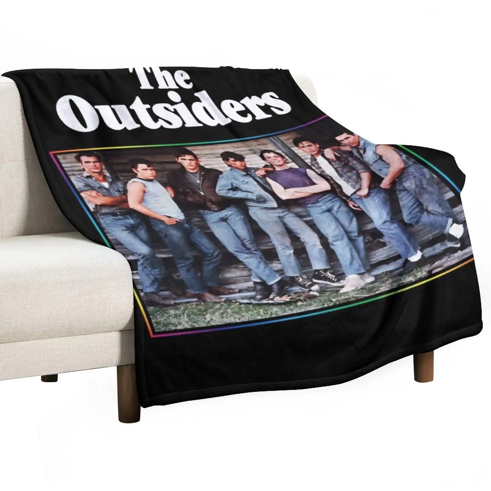 

Proud The Guys From The Movie The Outsiders 80S Throw Blanket Quilt Blanket Hairy Blankets