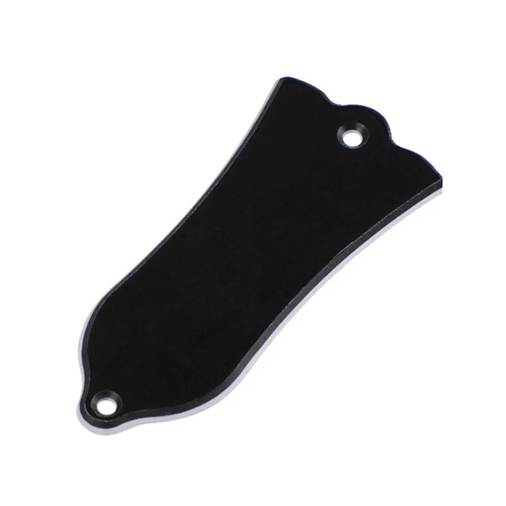 

2-Ply Plain Black Bell Head Shaped Truss Rod Cover For Les Paul Electric Guitar Bass Parts Accessories Protection Tool Part