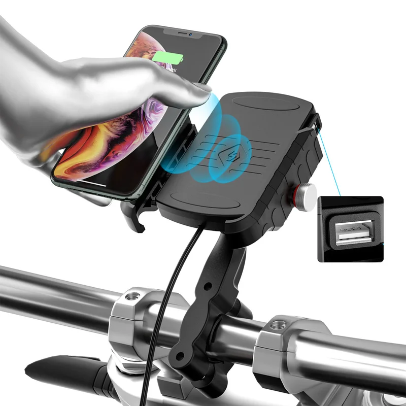 

Universal Motorcycle Bike Mobile Phone Holder Aluminum Bicycle Riding Bracket GPS Mount Handlebar Side Mirror Stand