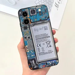 2024 Sleek Black Silicone Protective Phone Case for Moto G34 (GRAY)