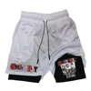 Suicideboys Sports Shorts Mens Compression Quick Drying Short Pants Suicideboys Print GYM 2-in-1 Fitness Breathable Tight Shorts 2