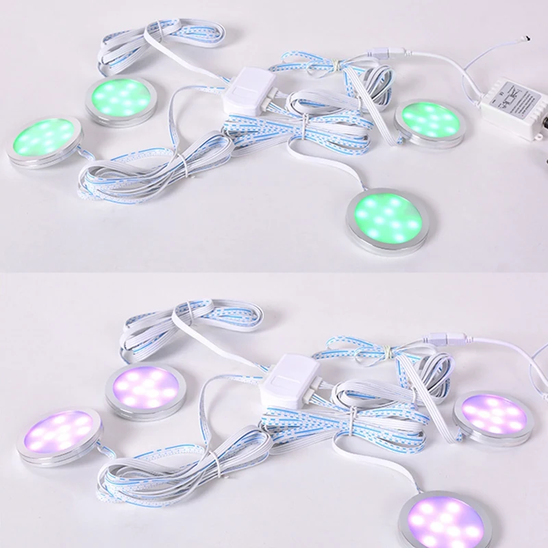 RGB LED 캐러밴 RV 조명, 무선 디밍 리모컨, 색상 변경, 주방 카운터, 옷장 책장, 12V
