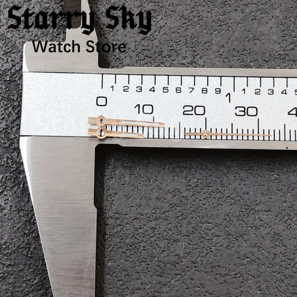Starry Sky DJ Style Watch Hands with Green Luminescence in Silver/Gold/Rose Gold